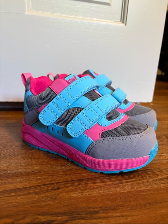 piedro Other - Piedro Orthopedic Sneakers Little Kids Size 12 in Gray, Blue & Pink